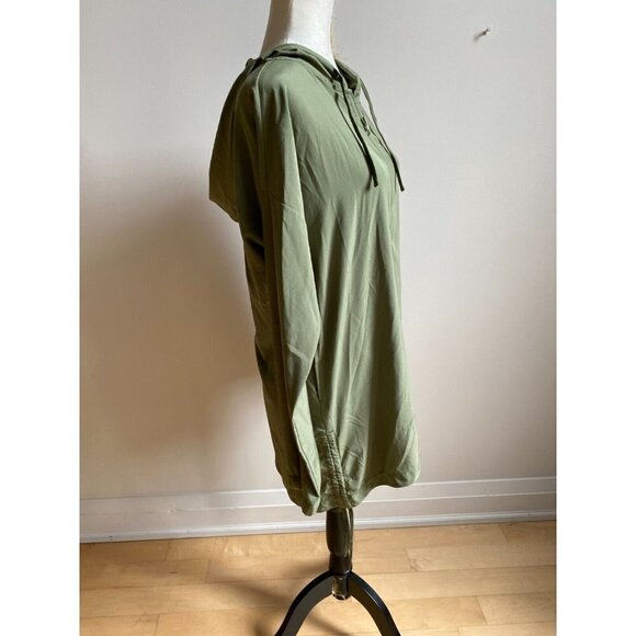 Z By Zella BNWOT Activewear Green Long Hooded Jacket Women Full Zip - Picture 2 of 7